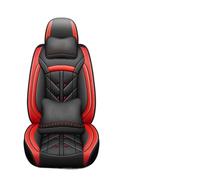 SAIBOL For Bmw 3 Series All Models E46 E90 E93 F30 F31 F34 F35 G20 G21 G28 Interior Universal Car Seat Cover Car Seat Cover Protectors(Black red 5 seats3)