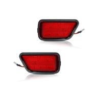 SAIBOL Rear Light For CR-V 1997 1998 1999 2000 2001 Smoked/Red Lens 18-SMD LED Car Rear Bumper Side Marker Lights Fender Rear Tail Light(Red Lens)