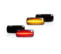 SAIBOL Rear Light For Dodge For RAM 2500HD 3500HD Double Wheel 2010-2018 Front Amber Rear Red LED Side Marker Lights Dually Bed Fender Rear Tail Light(4pcs Amber Red)