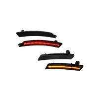 SAIBOL Rear Light For Gen 2nd For MINI For Cooper R55 R56 R57 R58 R59 R60 R61 2007-2016 Front Amber/Rear Red LED Side Marker Lights Fender For Lamps Rear Tail Light(4pcs front rear)