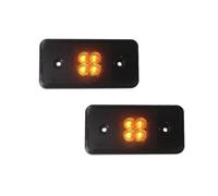 SAIBOL Rear Light For W463 G-Class G500 G550 G55 2002-2014 Clear/Red Lens Amber/Red LED Replace Car Side Marker Lights Fender Rear Tail Light(Smoked Lens Front)