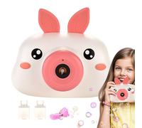 saibunratus Electric Bubble Camera - Camera Shaped Small Bubble Maker,Fun Musical Blowing Machine with Lights for Easter Thanksgiving Birthday Kids Outdoor Play