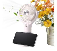 saibunratus Handheld Misting Fan Mini 100 Speeds USB Rechargeable Quiet