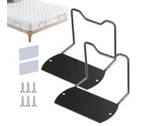 saibunratus Mattress Stoppers to Prevent Sliding - Mattress Holder Metal Bed Frame Stopper - 2X Anti Bed Sliding Mattress Gaskets, Mattress Stopper to Keep Mattress From Sliding