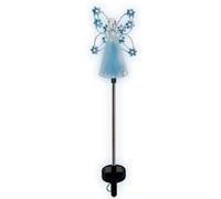 saibunratus Solar Angels for Cemetery,Solar Garden Angel with 7 LEDs and Flower Wings Decor | Waterproof Angel Cemetery Decorations for Grave, Backyard, Lawn, Pathway, Memorial Garden