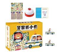 saibunratus Strategy Games for Kids, Board Game Thief Catching Learning Toys, Two-Player Puzzle Toys Preschool Learning Activities, Fun Educational Developmental for Family Night