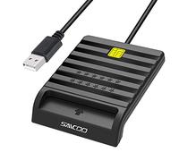 Saicoo® DOD Military USB Common Access CAC Smart Card Reader, compatible with Mac OS, Win (Support VA PIV card)
