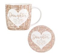 Said with Sentiment 7151 Daughter Mug & Coaster Set