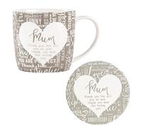 B&Q Mug & Coaster Set – Said with Sentiment 7153 – Mum