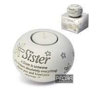 Said with Sentiment 7306 Sentiment Tealight Holder Sister