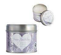 Said with Sentiment 7359 Linen Scented Candle in Tin Happy Birthday