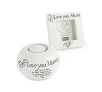 Said with sentiment 7417 Love You Mum Tea Light and Frame Gift Set
