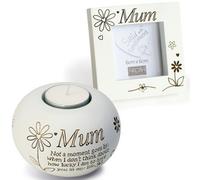 Said With Sentiment Candle Holder & Frame: Mum
