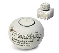 Said With Sentiment Candle Holder: Friendship