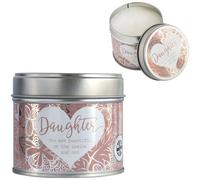 Said With Sentiment Candle In Tin - Daughter