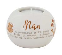 Said With Sentiment Ceramic Tea Light Holder- Nan