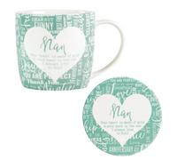 Said With Sentiment Mug & Coaster Set - Nan