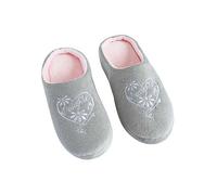 Said With Sentiment Slippers - Daughter Grey