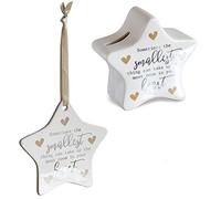 Said With Sentiment Star Shaped Money Box & Hanging Star Decoration - Your Heart