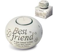 B&Q Tealight Holder Said with Sentiment 7301 Best Friend