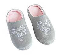 Said with Sentiment Womens Daughter Slippers, Grey And Pink, 5.5 UK