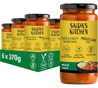 Saida's Kitchen | Rich & Fruity Moroccan Tagine Cook-in Sauce 6 x 370g jar. Authentic Gluten free, Vegan, ready to serve sauce with No added sugars