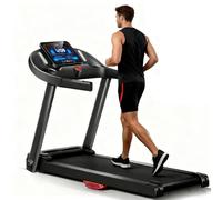 Saideng Roulant Folding Tapis for Home - Brushless Motor 3.0HP, Tilt 10-15%, Triple Damping, 12 Modes + 3 Count Back, Safe and Compact, Ideal for the Whole Family