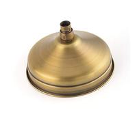 SaiDian 1 Pcs Antique Copper Rainfall Shower Head 8 Inch Round Waterfall Showerhead Bathroom Bath Rain Shower Head