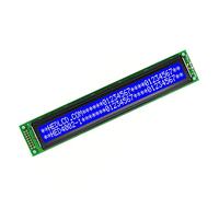SaiDian 1Pcs HD44780 40x2 4002 LCM Character LCD Display Module 5V White on a Blue Background
