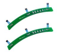 SaiDian 2Pcs 5-Wire 120-Degree E-Bike Hall Sensor Electric Bike Motor Hall Plate Sensor with Integrated Wire Circuit Board for Enhanced Performance (Without Cable)