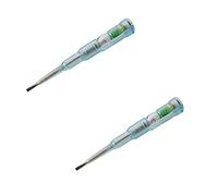 SaiDian 2Pcs Circuit Tester Pen Voltage Tester Screwdriver 75-250V Voltage Detector Pen Electrical Test Screwdriver