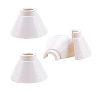 SaiDian 3Pcs E27 Plastic Bulb Shade Protective Light Bulb Cover for Home Use Replacement Lampshade Compatible with Table Lamps Practical Lamp Shade Protective Cover Plug in Light Socket