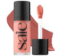 Saie Rouge Tau - Liquid Router, Lightweight with a Blendable Cream Finish, Assembleable, Ch olour, Dew, with Doe Makeup Applicator, Warm Powder Pink, 100ml