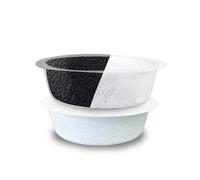 SAIERTE Activated Carbon Filters - Set of 2 for Oil Pots up to 2L / 67.6 oz - Filter Cartridges to Reduce Odors and Residues - Cleaner Reuse of Cooking Oil