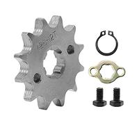 Saihisday 428 Chain Sprocket 12T 17mm Front Engine Sprocket Compatible with 50cc 70cc 110cc 125cc 140cc 160cc ATV Dirt Bike Quad TaoTao Roketa Sunl (12T, 17mm)