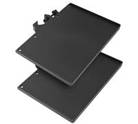 Saihisday Multi-Functional Phone Holder Microphone Stand Plastic Tray, Live Broadcast Microphone Mic Rack Stand, for Stage, Live Streaming, Concert Performance, Singing Podcast, 2Pcs