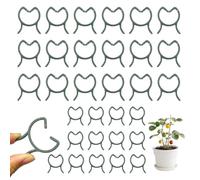 SAIIURV 160 Pieces Plant Clips Garden Clips Vine Fixing Clips Plant Rings Plants Stem Vine Tomato Ideal for Securing Plants to Frame Trellis Plant Support Clips for Climbing (160 pcs)