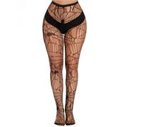 SAIIURV 2 Pairs Halloween Spider Web Stockings, Black Fishnet Tights, Halloween Sexy Stockings, Halloween Costumes, Spider Web Jacquard Tights, Fancy Dress Costume Accessories (spider web)