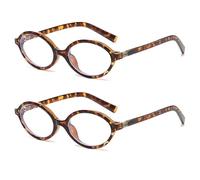SAIIURV 2 Pieces Retro Oval Sunglasses Oval Small Frame Retro Plain Eyeglasses Frame, Women Men Small Round Sunglasses Vintage 90s Sun Glasses(2 pcs)