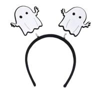 SAIIURV 4 Pieces Halloween Ghost Headbands, Devil Hair Accessories, Halloween Headband, Cosplay HairHoops, for Fancy Dress and Cosplay Party Decor (white)