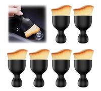 SAIIURV 6 Pieces Car Detailing Dusting Cleaning Brush, Soft No Scratch Auto Interior Dust Brush for Cleaning Dashboard, Air Outlet Gap, Wheels, Air Vent, Engine, Dust and Ash Removal (6PCS)
