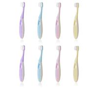 SAIIURV 8 Pieces Kids Toothbrushes Soft Bristle Toddler Toothbrush for Sensitive Gums Micro Nano Toothbrush for Teeth Kid Children 3-12 Years (8 pcs, one Size)