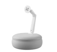 SAIJI Magnetic Cell Phone Stand for Bed-Mini Kindle Pillow Holder with Dual Axis Arm,Phone Holder with 2 Magnetic Sheets for Watching Video On Bed/Sofa/Lap,Fit for 4"-8.3" Device (Gray)