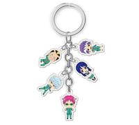 Saikik Figure Keychain Anime Saikik Cosplay Keyring Pendant Saikik Five Characters Acrylic Chain