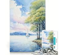 Sail at Dawn Jigsaw Puzzles 1000 Pieces for Adults Strengthen Memory Group Joy Clean Edge Stylish Gift (50x75cm)