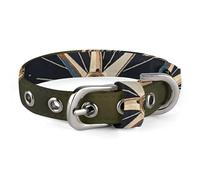 Sail Boat Nautical Compass Dog Collar Adjustable Soft and Comfortable Puppy Collars with Metal Buckle Pet Collar for Small Medium Pet