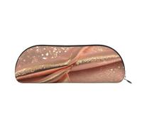 Sail Boat Nautical Compass Print Cosmetic Bags For Women,Receive Bag Makeup Bag Travel Storage Bag Toiletry Bags Pencil Case, Rose Gold Glitter, One Size