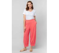 Sail Relaxed Fit Linen Blend Cropped Trousers Lily & Me Cerise 20