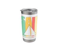 Sail Sailing, Sailboat, Captain, Skipper, Nautical Stainless Steel Insulated Tumbler