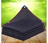 Sail Sun Shade Canopy Outdoor Shade Sail for Patio Windproof Shade Net Anti-aging Shade Tarpaulin Breathable for Greenhouses, Courtyards and Flowers Plants,black-2x4m
